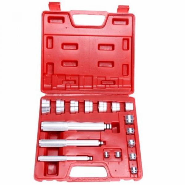 value! 17Pc Aluminium Wheel Bearing Race Seal Bush Driver Car Garage Tool Set #1 image