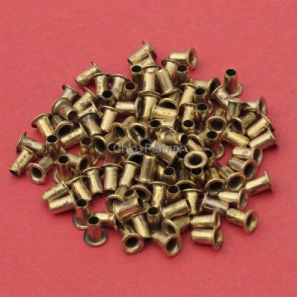 50pcs Small Shaft Bearing Bushing Holder DIY Rivet Mini Flange for Car Model #1 image