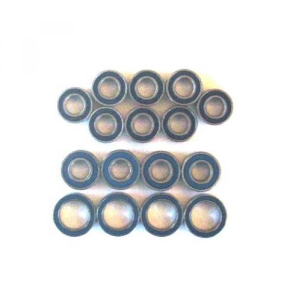 Blue sealed ball bearing set for Tamiya TT02 car #2 image