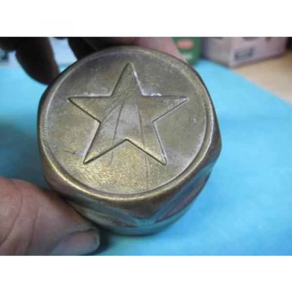 DURANT 1920&#039;S CAR AUTOMOBILE STAR BRASS WHEEL BEARING DUST COVER HUB CAP #2 image