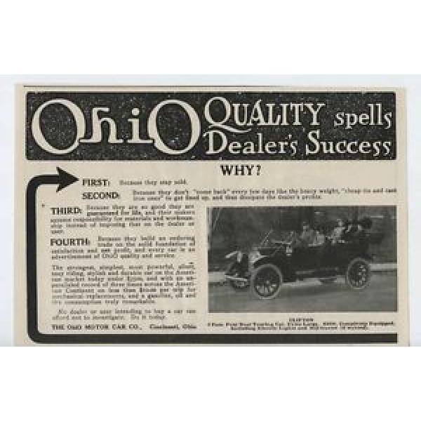 1912 Ohio Clifton Cincinnati OH Automobile Magazine Ad FS Ball Bearings ma8617 #1 image