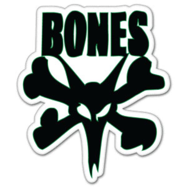 Skateboard Bones Bearings car bumper sticker 4&#034; x 5&#034; #1 image