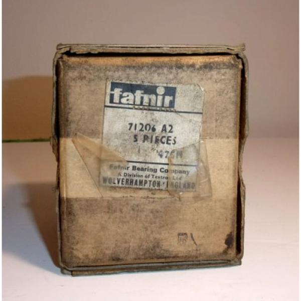 NOS box of 5 units Classic car transmission bearing England by Fafnir 71206 A2 #3 image