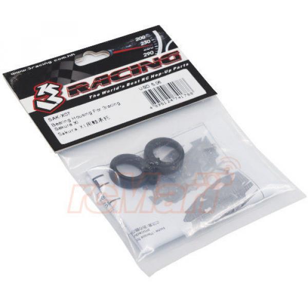 3Racing Bearing Housing Black Sakura D4 XI Ultimate D3 CS Sport RC Car #SAK-X07 #2 image