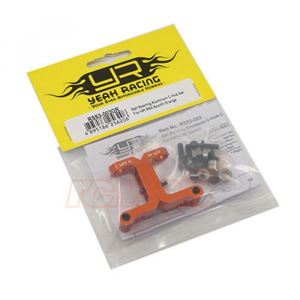 Yeah Racing Ball Bearing Aluminum C-Hub HPI RS4 Sport3 Orange RC Car #RSS3-003OR #2 image