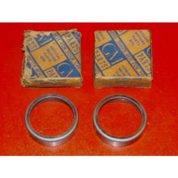 NOS 1933-1936 Chevrolet Standard Car PAIR front wheel inner bearing cups 909622 #2 image