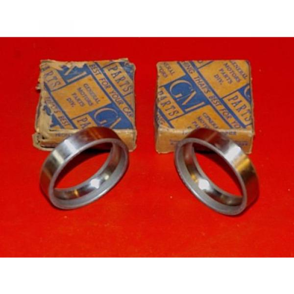 NOS 1933-1936 Chevrolet Standard Car PAIR front wheel inner bearing cups 909622 #3 image