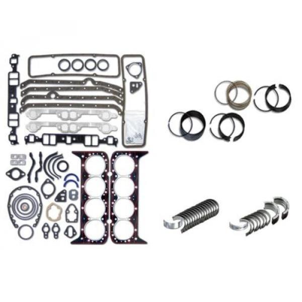 1968-1973 GM CHEVY CAR VAN SUV 307 5.0L V8 REMAIN RERING KIT BEARINGS GASKETS #2 image