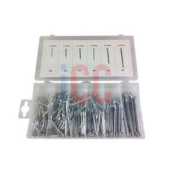 500pc cotter split pin set clip assortment car wheel bearing clip cycle mechanic #1 image