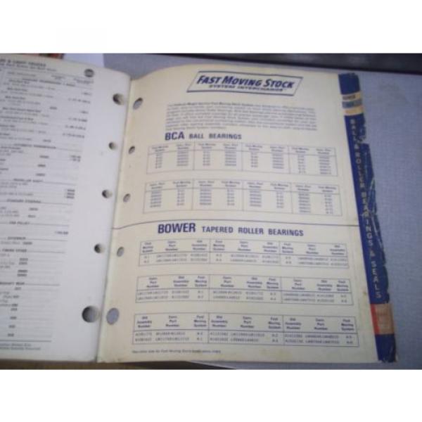 1963-1965 FEDERAL MOGUL SERVICE PARTS CATALOG BEARINGS SEALS ROLLER CAR TRUCK #4 image