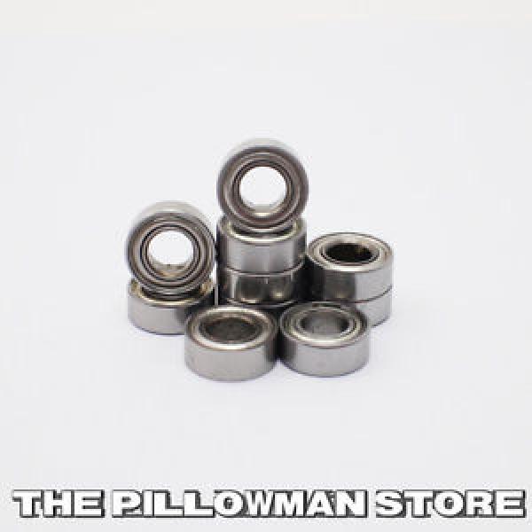 (10pcs.) 4x8x3 mm MR84zz Metal Ball Bearing for Tamiya RC Car Truck #1 image