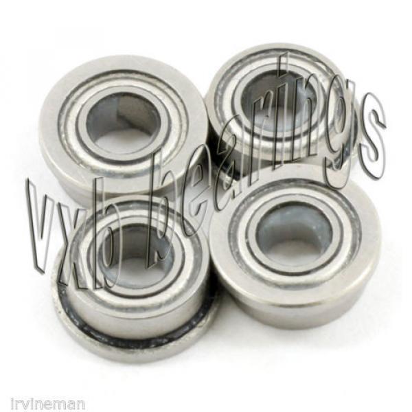 Slot Car 3x6 mm Axle Flanged Bearing Slotcar 4 Bearings #4 image