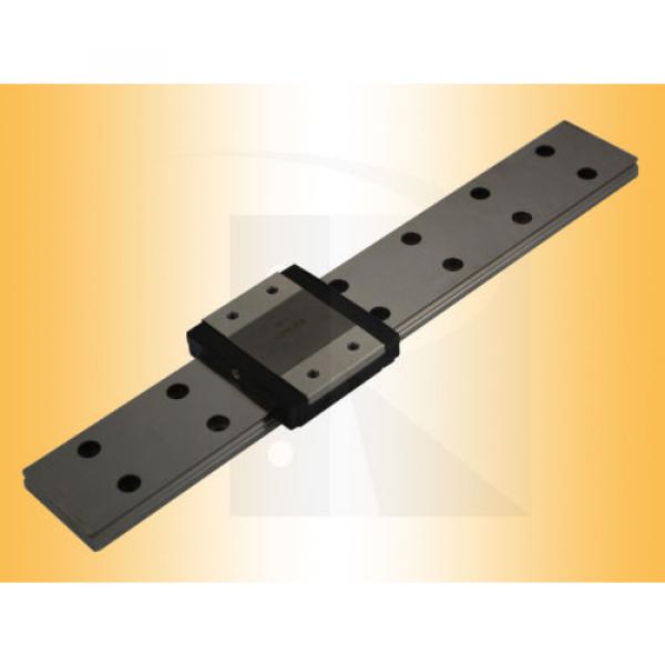 Miniature Linear guide - Recirculating ball bearing guide - MR15-WN (rail + car) #1 image