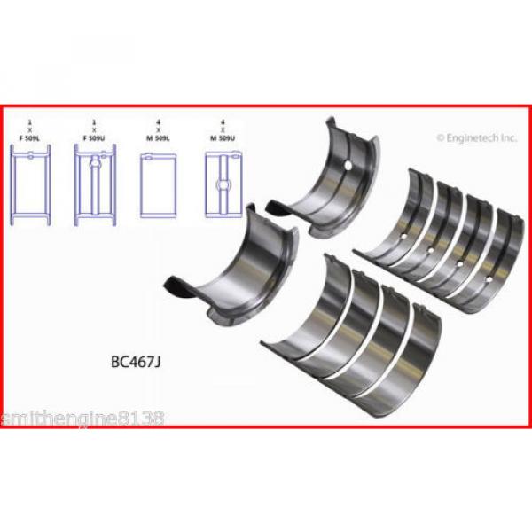 Rod Main &amp; Cam Bearing Combo SB 400 V8 Chevy Car Truck Van 70-80  Standard Sizes #4 image