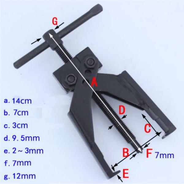 Portable Vehicle Car 2-Jaw Cross-legged Bearing Puller Extractor Tool Up To 70mm #5 image