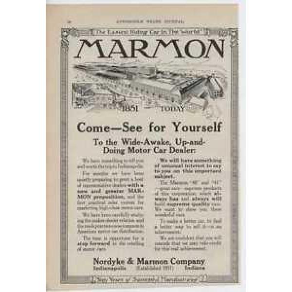 1914 Marmon Automobile Indianapolis IN Auto Ad American Ball Bearing Co ma7921 #1 image