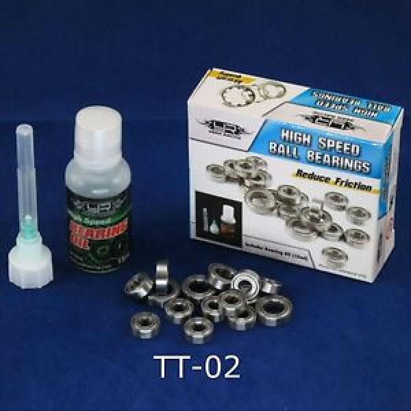 RC Car TT-02 Upgrade Hop Up High Speed Bearing Set with Oil for Tamiya TT02 #1 image