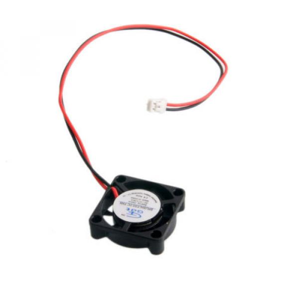 RC Model Car Bearing Sleeve Brushless DC Fan Cooling DC 12V 0.08A 25*25*7mm 2P #2 image