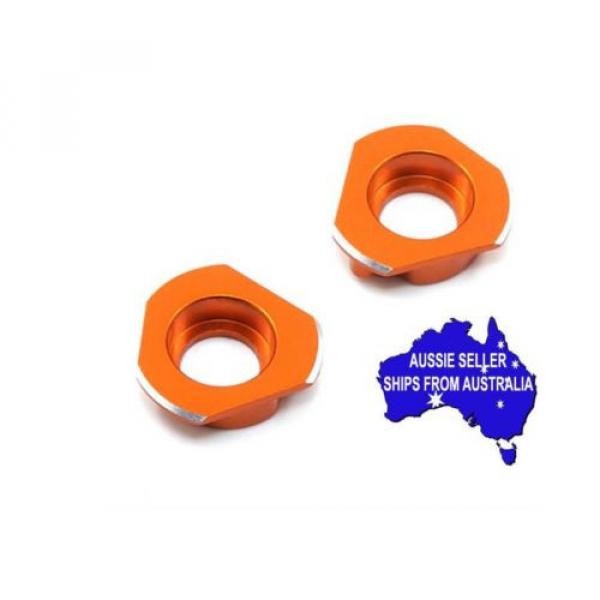 Orange alloy Ball Bearing hubs for HPI Sprint 2 1:10 RC car #1 image