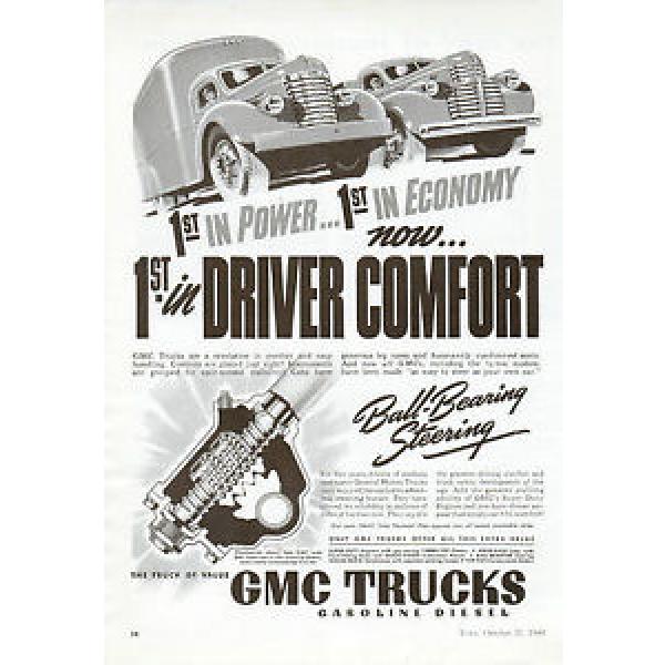 1940 GMC Truck ad ,car ad ---Ball Bearing Steering --p-440 #1 image