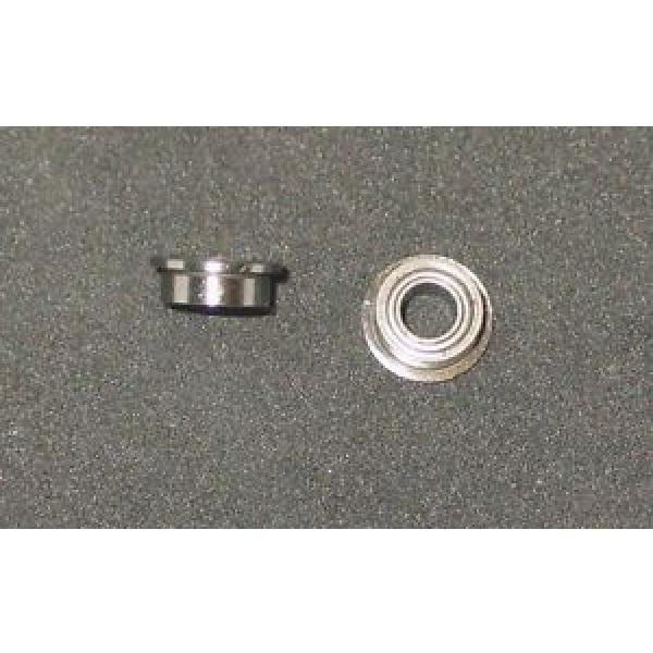 10 PC SLOT CAR AXLE BALL BEARINGS  Flanged SLOTCAR 3x6x2,5 F MF63ZZ MF63 ZZ #1 image