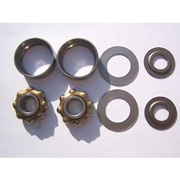 NOS MAXI CAR ROLL BEARINGS SET WITH WASHERS SET #1 image