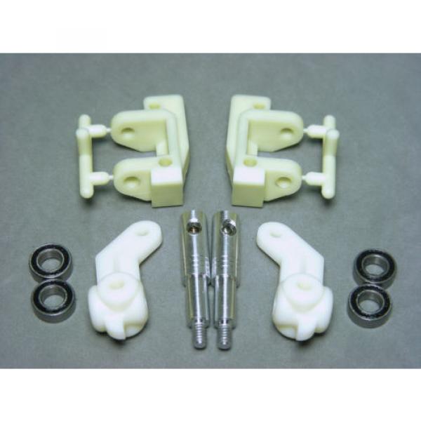 Team Associated 6002 RC10 World&#039;s Car C-Hubs Steering Knuckles Axles &amp; Bearings #2 image