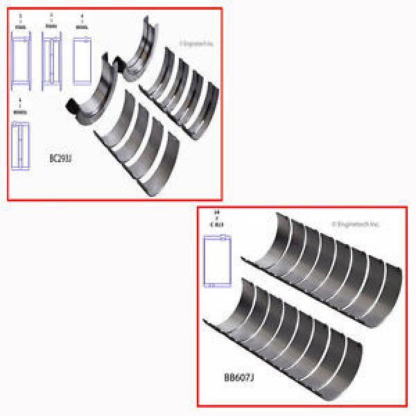 FORD 351C 5.8L V8 CAR 1970-1974 CLEVELAND MAIN &amp; ROD BEARINGS SET #1 image