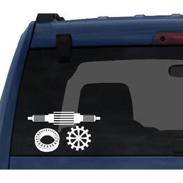 Industrial #5 - Gear Cogwheel Differential Bearing - Car Tablet Vinyl Decal #1 image