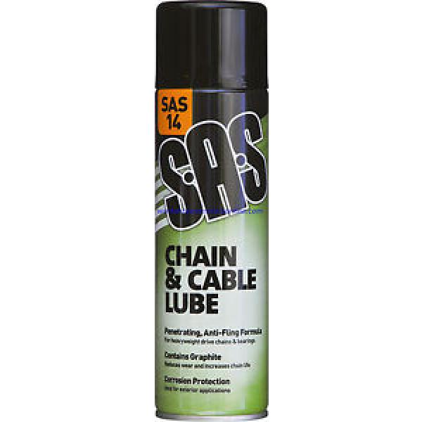 Chain Cable Spray Lube Bearing Bike Motorcycle Car Forklift with Graphite SAS14 #1 image