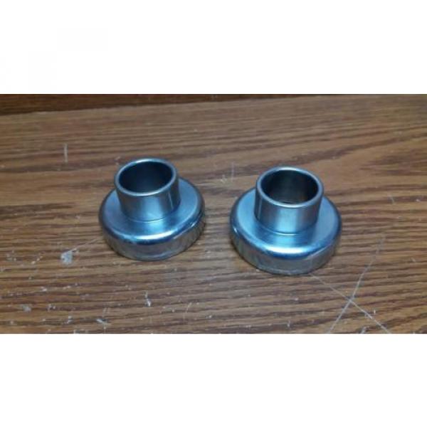 Fork Steering Head Bearing Cups fits Harley Sportster, 45&#034; Solo, Servi-car Zinc #2 image