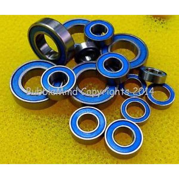 (BLUE) OFNA 1/10 LD3 4WD TOURING CAR Rubber Sealed Ball Bearing Bearings Set #1 image