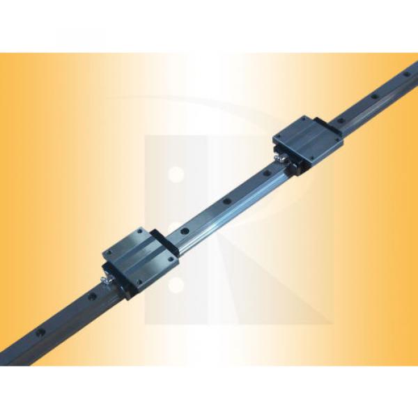 Linear Guide - Recirculating ball bearing - HRC20-FN (rail + car) - #1 image