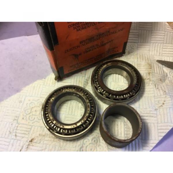 car wheel bearing set pair with spacer LM48548 boxed incomplete set UKPost £3 #2 image