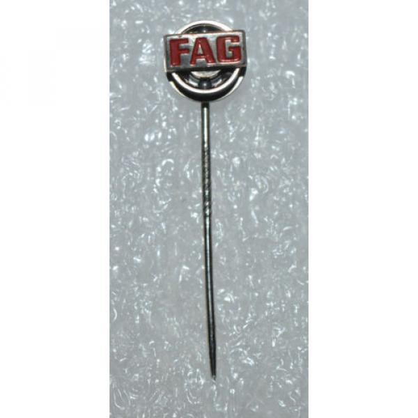 FAG Ball Bearings German Maker Car Auto parts vtg Rotating stick pin badge Rare #3 image