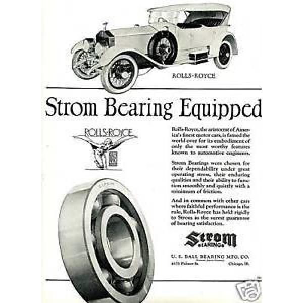 1923 STROM Bearing AD. ROLLS-ROYCE Convert, Wire Wheels #1 image