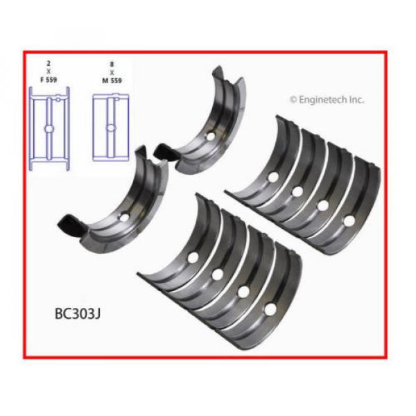 FORD FE CAR TRUCK 360 361 389 390 391 5.8L 5.9L 6.4L MAIN &amp; ROD BEARINGS SET #2 image