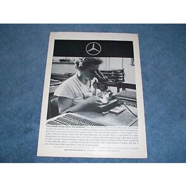 1960 Mercedez-Benz Quality Control Vintage Ad &#034;Woman Never Loses Her Bearings&#034; #1 image