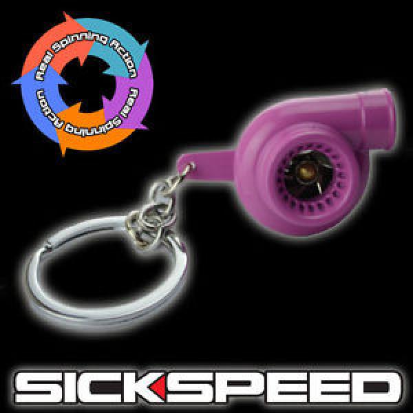 PINK METAL SPINNING TURBO BEARING KEYCHAIN KEY RING/CHAIN FOR CAR/TRUCK/SUV D #1 image