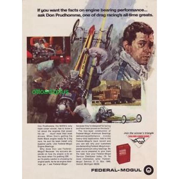 1970 Don Prudhomme - Wynn&#039;s Winder Hemi Slingshot - Federal Mogul Bearing ad #1 image