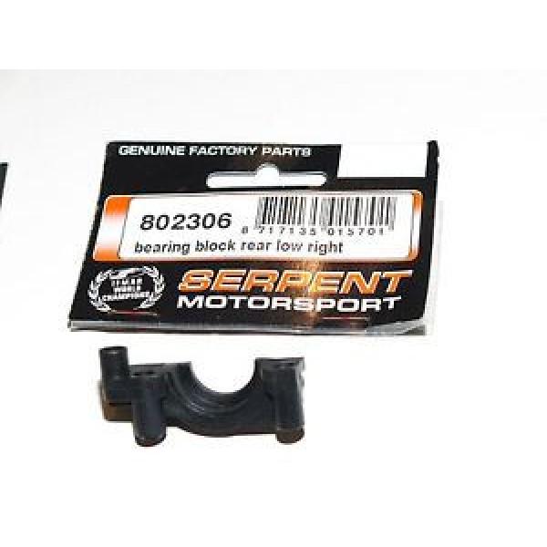 S977-0114 serpent 710 on-road car Serpent new (#802306) Bearing Block Rear Low R #1 image