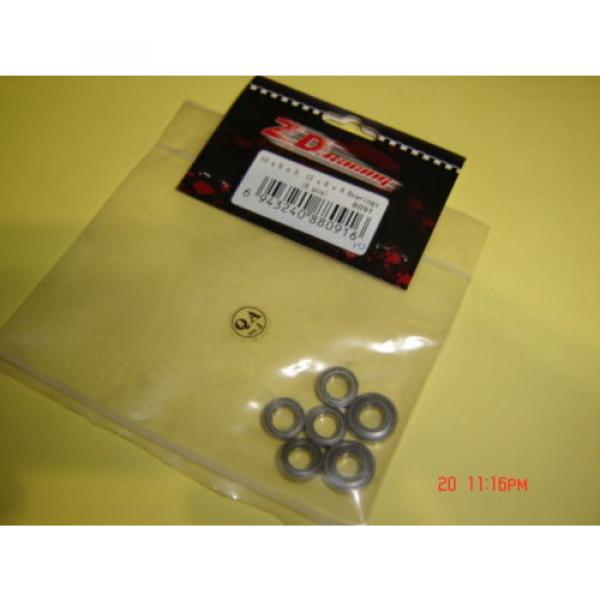 ZD racing 6 pcs 10x6x3-- 12x6x4 bearings  for Rc car, buggy etc. #1 image