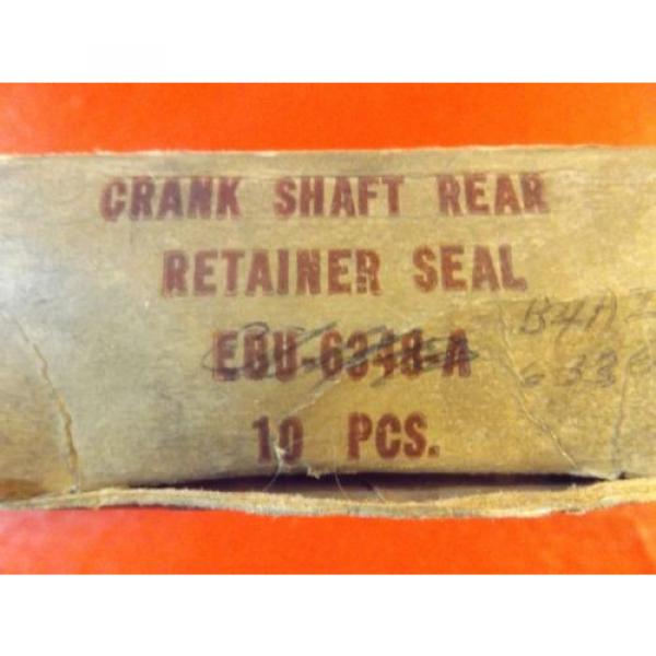 NOS 1954 Ford Car 239 V8 engine crankshaft rear main bearing seals B4AZ-6336-A #2 image