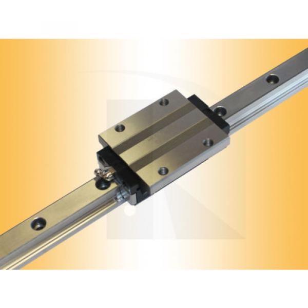 Linear guide - Recirculating ball bearing guide - HRC20-FL -V1 (rail + car) #1 image