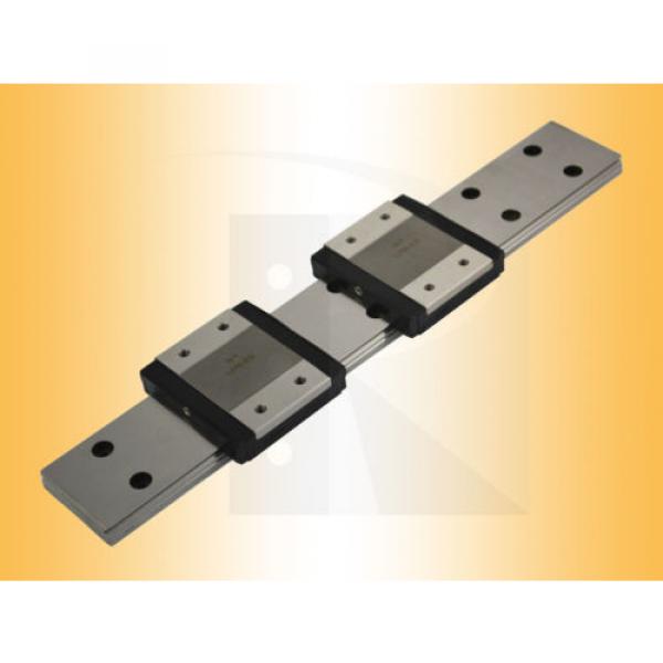 Miniature Linear guide - Recirculating ball bearing guide - MR09-WN rail + car) #3 image