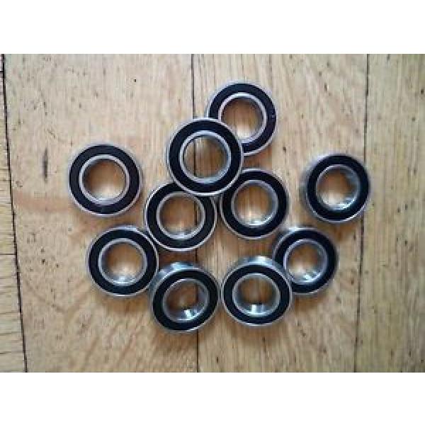 10pcs 8 x 22 x 7mm 608-2RS Rubber Sealed Model Thin-Section Ball Radial Bearing #1 image