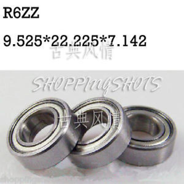 50pcs R6 ZZ 3/8&#034; x 7/8&#034;x 9/32&#034; inch Bearing Miniature Ball Radial Bearings R6ZZ #1 image