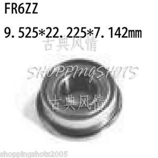 (10) FR6-2Z Flanged 3/8&#034;x 7/8&#034; X 9/32&#034; FR6ZZ inch Miniature Ball Radial Bearings #1 image