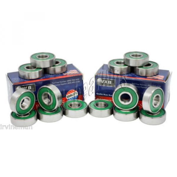 16 inline/Rollerblade Skate Ceramic Sealed Deep Groove Radial Ball Bearings #3 image