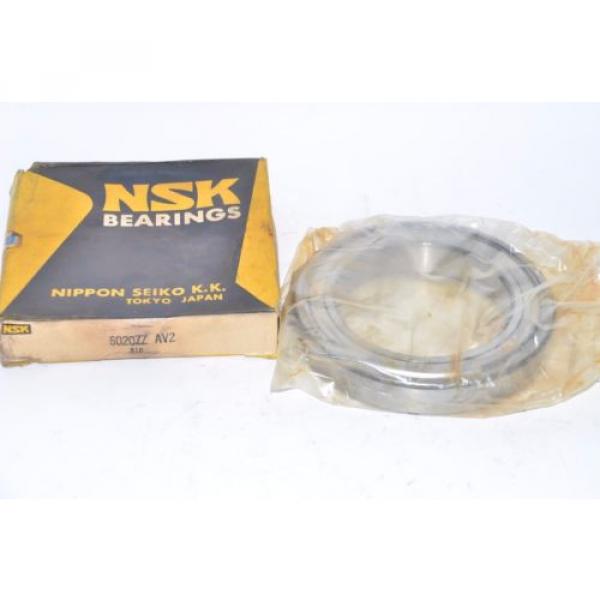 NSK 6020 ZZ NR Radial Deep Groove Ball Bearing - 100 mm ID, 150 mm OD, 24 mm #1 image